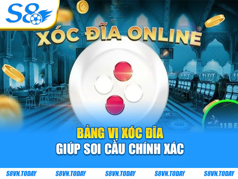 Bảng vị xóc đĩa giúp soi cầu chính xác