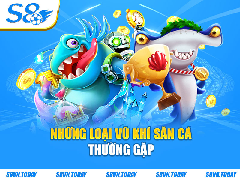 Những loại vũ khí săn cá thường gặp